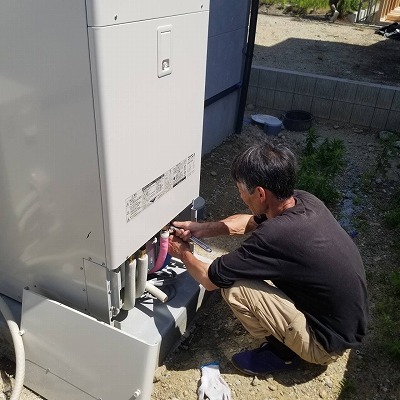エコキュート設置工事