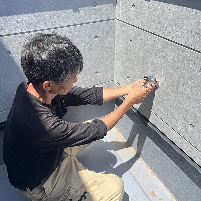ベランダ給水工事