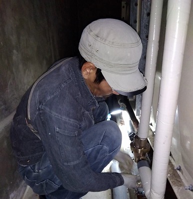 受水槽漏水調査