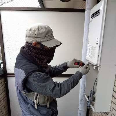 給湯器取替工事