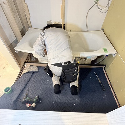 キッチン移設工事