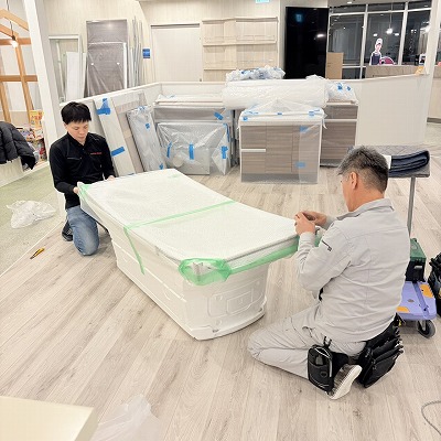 キッチン移設工事