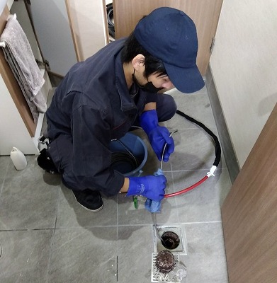 排水管高圧洗浄