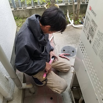 給湯器取替工事